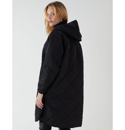 Diamond Quilted Coat