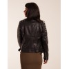 PU Leather Studded Biker Jacket