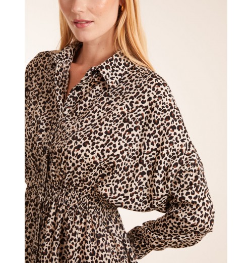 Leopard Shirt Dress