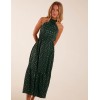 Blouson Halter Neck Dress