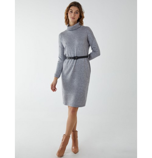 Knitted Belt Dress