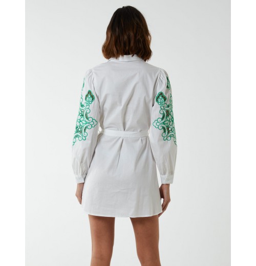 Embroidery Sleeve Cut Out Tunic