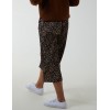 Animal Print Cropped Trousers