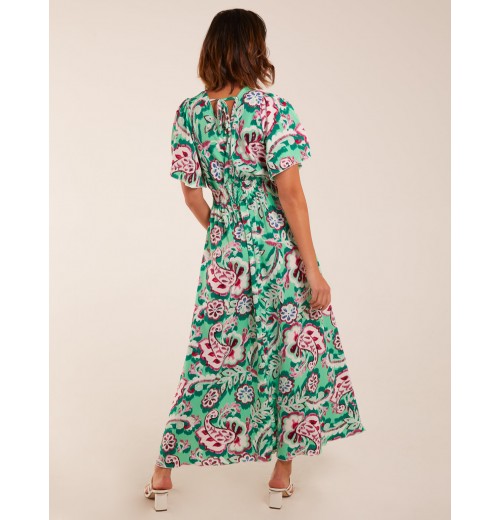 Oversized Paisley A Line Maxi Dress