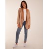 Suede Look Waterfall Jacket