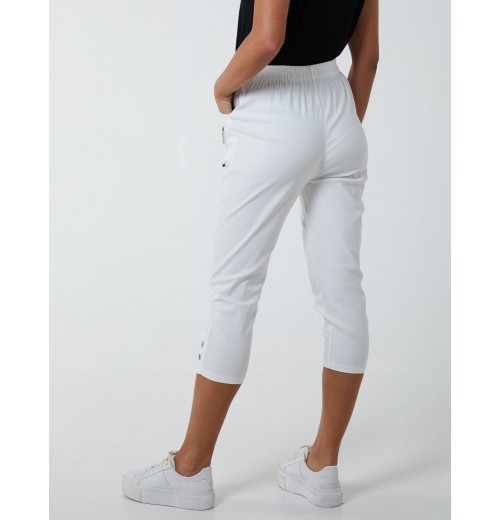 Zip Detail Crop Trouser