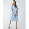 Broderie Angel Sleeve Midi Dress