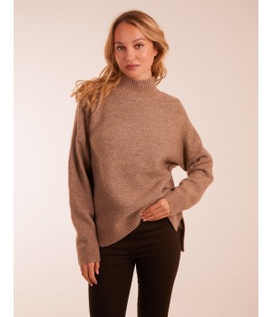 High Neck Knitted Jumper